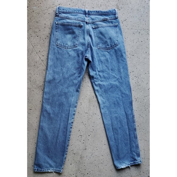 Vintage Maverick MADE IN Mexico Denim Blue Jeans 32x34 Relaxed Medium Stone Wash - Picture 8 of 8